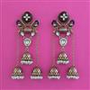 Indo Western Jhumki With Mehndi Plating