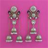 Indo Western Jhumki With Mehndi Plating