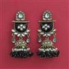 Indo Western Jhumki With Mehndi Plating