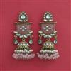 Indo Western Jhumki With Mehndi Plating