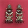Indo Western Jhumki With Mehndi Plating