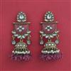 Indo Western Jhumki With Mehndi Plating