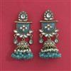 Indo Western Jhumki With Mehndi Plating