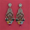Indo Western Classic Earring with Mehndi Plating