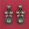 Indo Western Classic Earring with Mehndi Plating