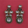 Indo Western Classic Earring with Mehndi Plating