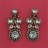 Indo Western Classic Earring with Mehndi Plating