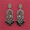 Indo Western Peacock Earring with Mehndi Plating