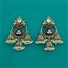 Indo Western Jhumki with Mehndi Plating