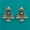 Indo Western Jhumki with Mehndi Plating