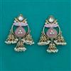 Indo Western Jhumki with Mehndi Plating