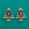 Indo Western Jhumki with Mehndi Plating