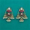 Indo Western Jhumki with Mehndi Plating