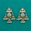 Indo Western Jhumki with Mehndi Plating