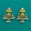 Indo Western Jhumki with Mehndi Plating