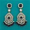Indo Western Long Earring with Mehndi Plating