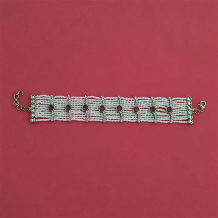 Indo Western Adjustable Bracelet with Mehndi Plating