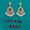 Indo Western Changeable Earring with Mehndi Plating
