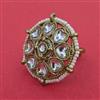 Indo Western Adjustable Ring With Mehndi Plating
