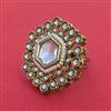 Indo Western Adjustable Ring With Mehndi Plating