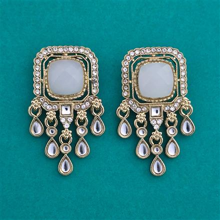 Indo Western Classic Earring with Mehndi Plating