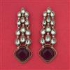 Indo Western Classic Earring with Mehndi Plating