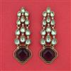 Indo Western Classic Earring with Mehndi Plating