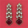 Indo Western Classic Earring with Mehndi Plating