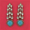 Indo Western Classic Earring with Mehndi Plating