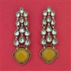 Indo Western Classic Earring with Mehndi Plating
