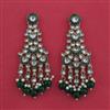 Indo Western Classic Earring with Mehndi Plating