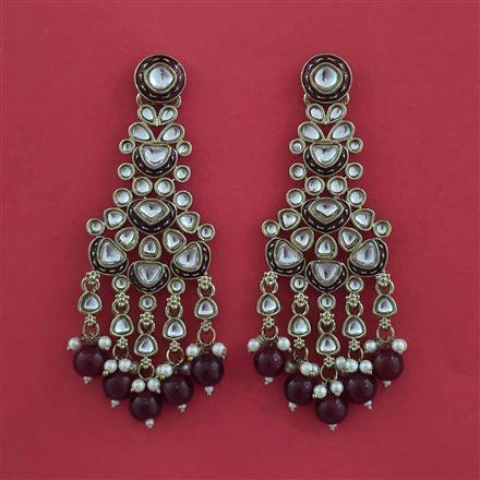 Indo Western Classic Earring with Mehndi Plating