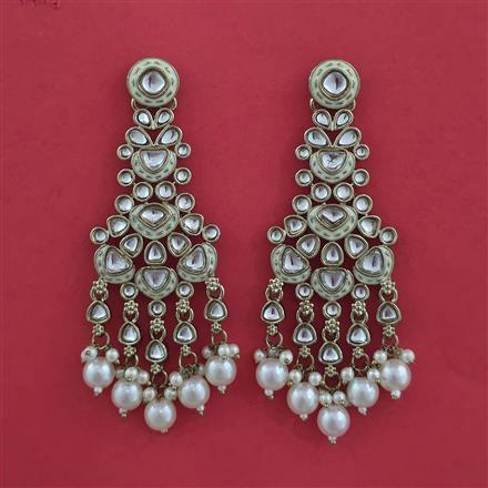 Indo Western Classic Earring with Mehndi Plating