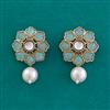 Indo Western Classic Earring with Mehndi Plating
