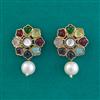 Indo Western Classic Earring with Mehndi Plating