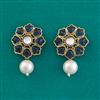 Indo Western Classic Earring with Mehndi Plating