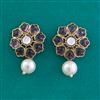 Indo Western Classic Earring with Mehndi Plating