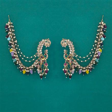 Indo Western Earcuff with Mehndi Plating