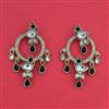 Indo Western Classic Earring with Mehndi Plating
