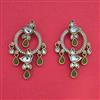 Indo Western Classic Earring with Mehndi Plating