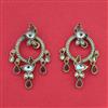 Indo Western Classic Earring with Mehndi Plating