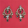 Indo Western Classic Earring with Mehndi Plating