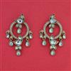 Indo Western Classic Earring with Mehndi Plating