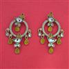 Indo Western Classic Earring with Mehndi Plating
