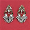 Indo Western Classic Earring with Mehndi Plating
