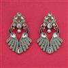 Indo Western Classic Earring with Mehndi Plating