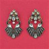 Indo Western Classic Earring with Mehndi Plating