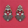 Indo Western Classic Earring with Mehndi Plating