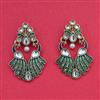Indo Western Classic Earring with Mehndi Plating
