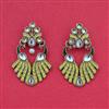 Indo Western Classic Earring with Mehndi Plating